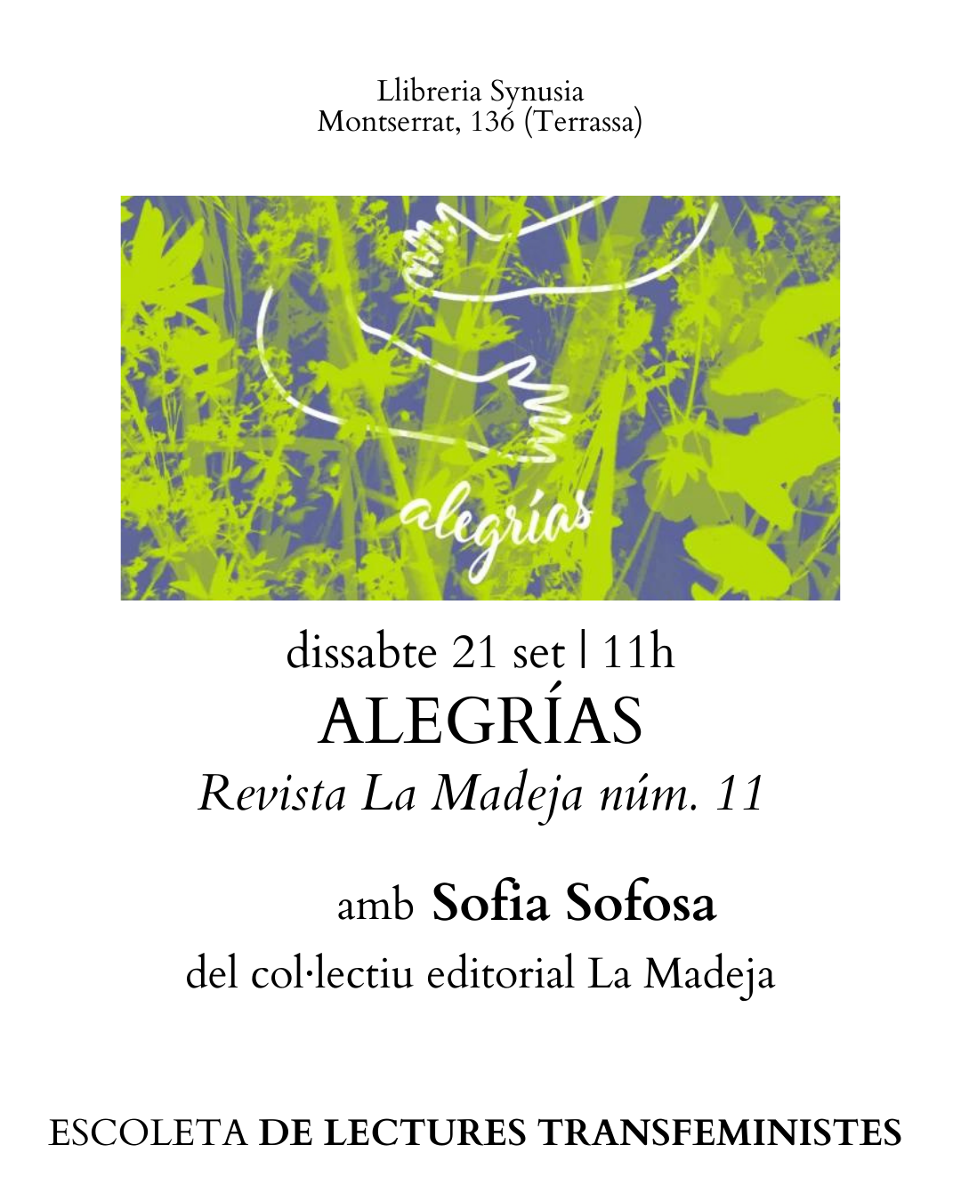 Portada Escoleta Lectures setembre