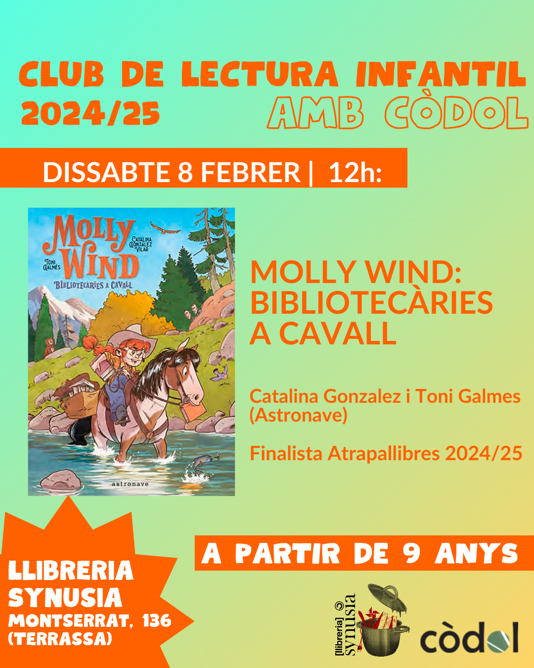 molly wind bibliotecareis a cavall