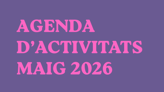 Agenda activitats maig 2026