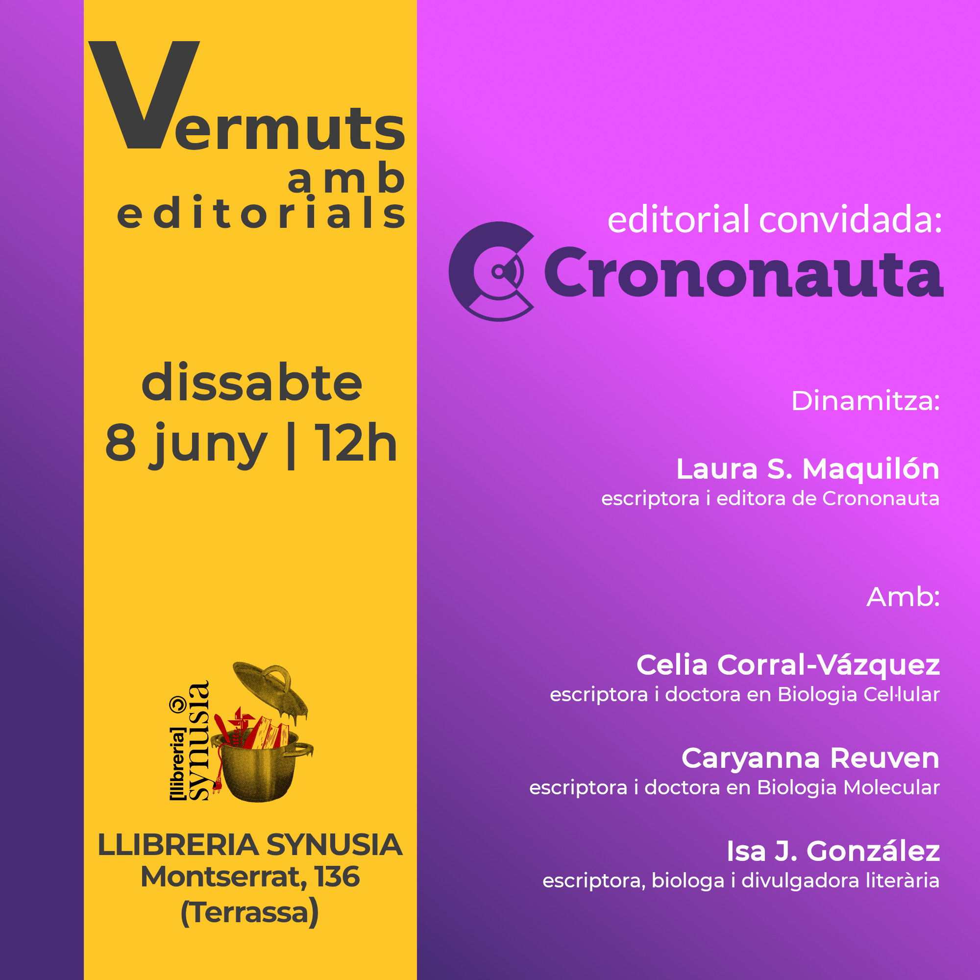 Vermuts amb editorials amb Crononauta